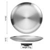 Wutuo Stainless Steel Round Camping Plate