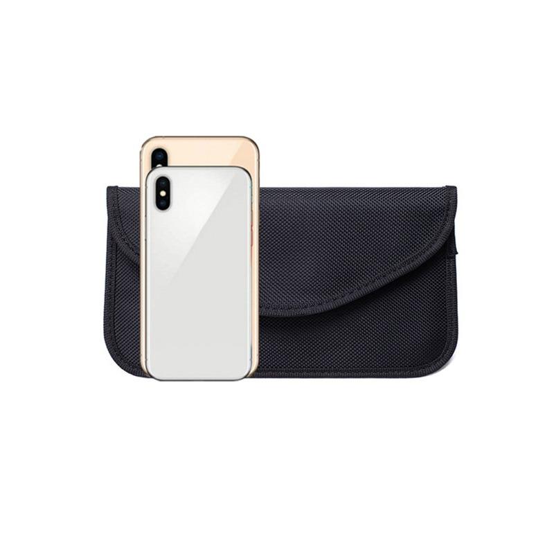 Faraday Bag Car Keys Signal Blocker Remote Control Shielding Protector Key Case Solid Color Portable Safe Lock Keys Pouch