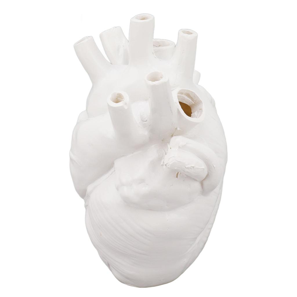 Wazon w kształcie serca, dekoracyjna nowoczesna żywica, wykwintna doniczka do domu, biura, sypialni, ślubu