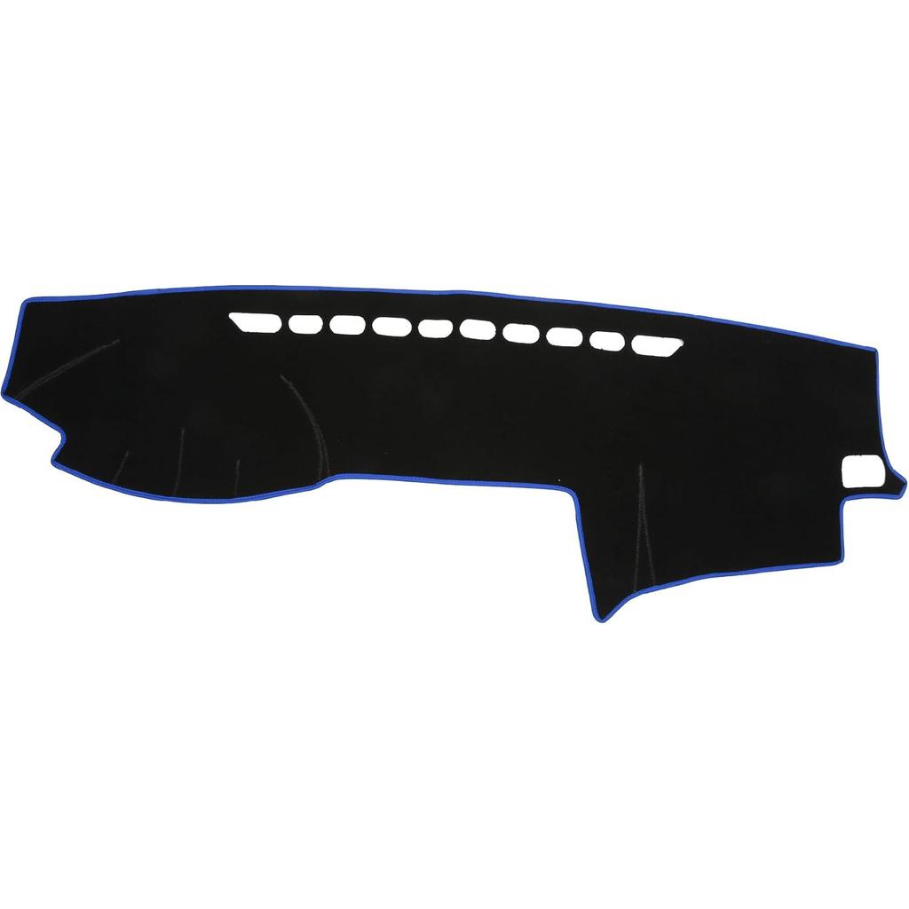Dash Cover Compatible for Toyota Prado 120 Series 2003-2008, Non-Slip Polyester Black Center Console Dashboard Cover Pad Carpet