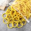 100/200PCS 4cm Elastic Hair Bands Candy Colors Hair Ties for Girls Chidren Headband Colorful Hair Accessories Headwear