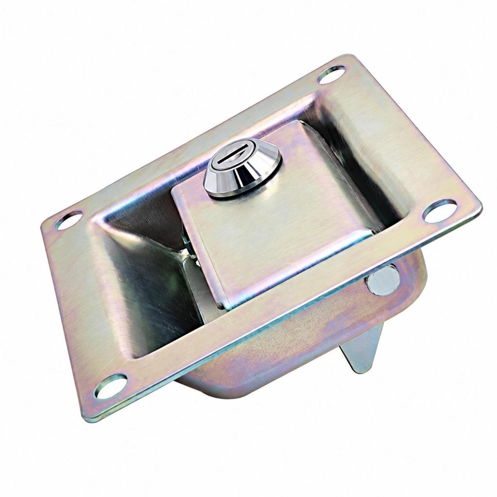 Recessed Hook-Type Collision Lock Flush-Mounted Keyed Hook with Mounting