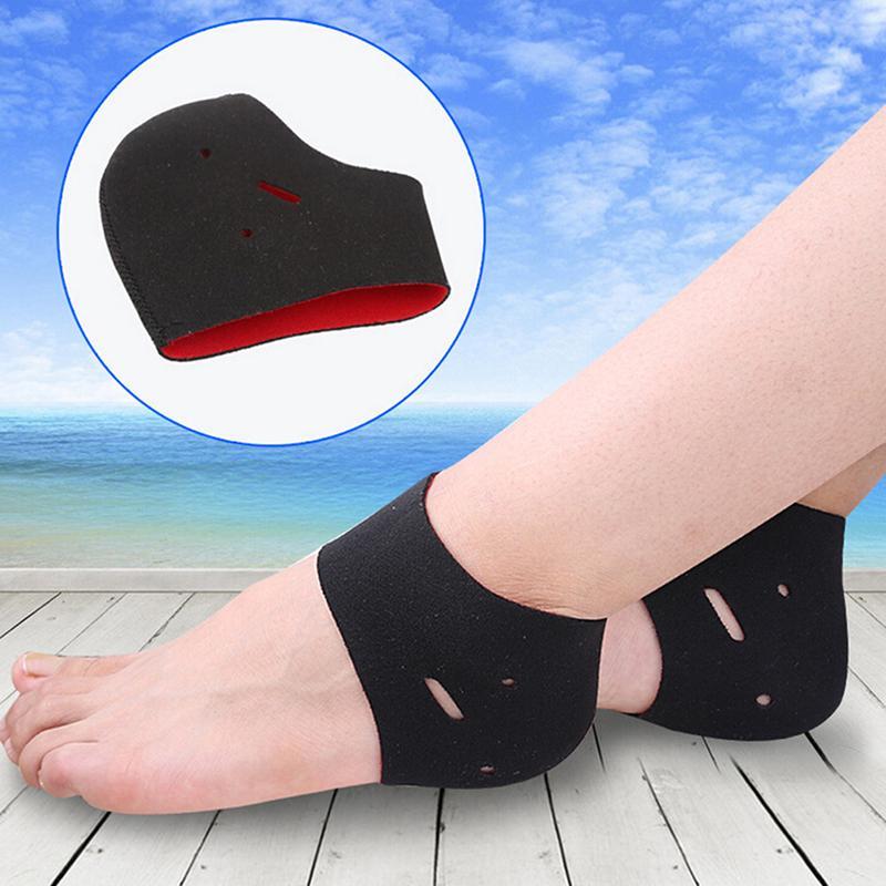 Heel Protector Cover Heel Cups Pads Sleeve Foot Care Skin Repair Cushion Heel Warm Moisturizing Dry Cracked Half-yard Socks Pad