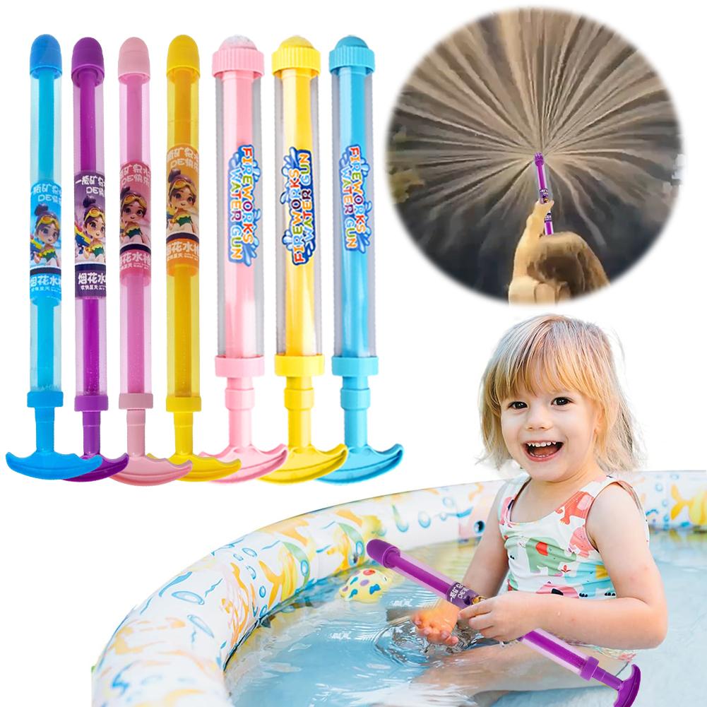 Children Water Gun Pull Type Large Capacity Children's Water Fights Water Play Toys Drifting Photography Atmosphere Party Props
