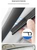 Sliding Rail Car Sunshade Curtain for Baby and Stroller Side Windows - Interior Sun Protection