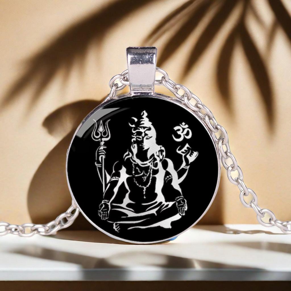 Shiva Necklace Pendant Hindu God Lord Shiva Jewelry Gift Charm
