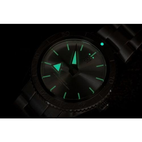 HYAKUICHI 101 No.10 Mechanical Diving Watch, 40mm, Silver