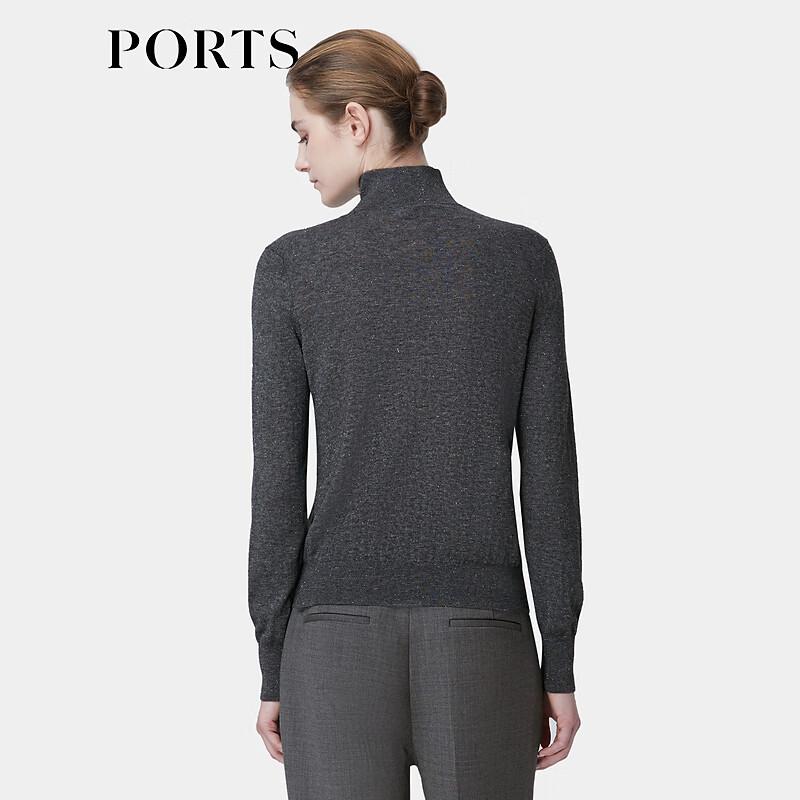 PORTS Women's Autumn/Winter Knit Long-Sleeve Round Neck Pullover