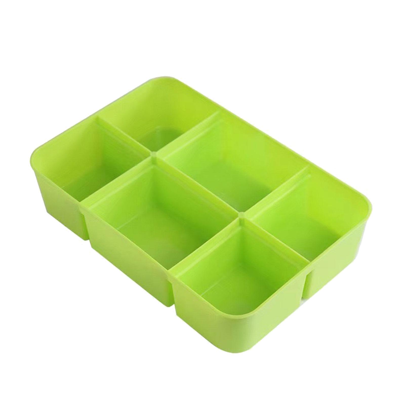 Ящик для хранения для организации дома и офиса Пластиковый настольный контейнер для макияжа Инструмент для организации игрушек и мелочей 4