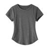 2024 Women's Slim Fit Peach T Short-Sleeve Elastic T-Shirt – Slimming Summer Base Layer Top