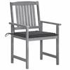 VidaXL Set of 8 Garden Chairs with Cushions, Patio Seats, Dining Chairs, Outdoor Patio Furniture, 3078222