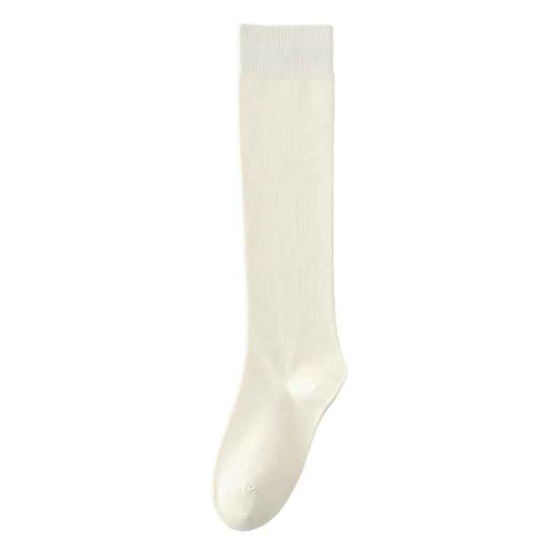 Knee High Socks for Women Soft Combed Cotton Long Socks Ladies Girls Knee Length Knee Socks