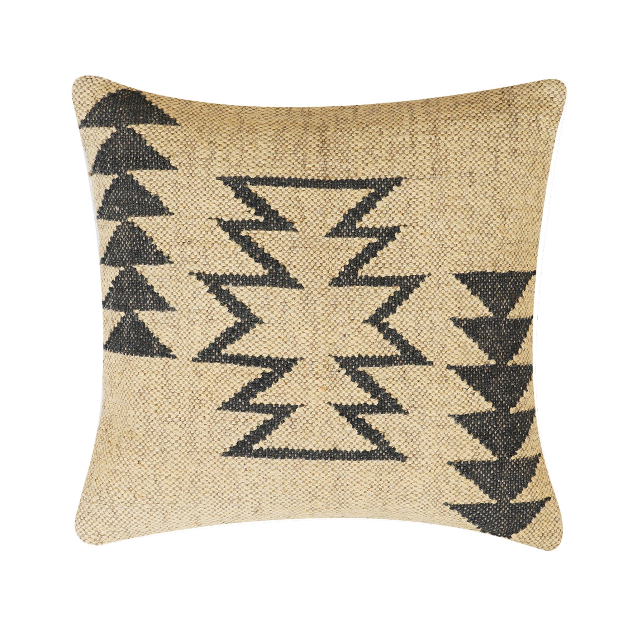 

Вінтажна джутова килимова наволочка – Навахо Південно-західний чохол для подушки, Бохо 18*21 різнокольоровий