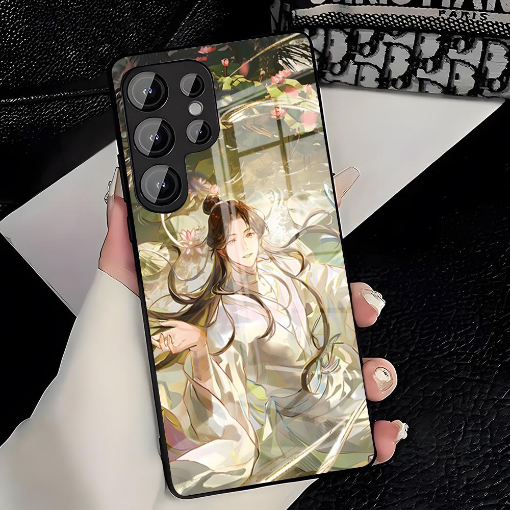 Tian Guan Ci Fu Phone Case For Samsung A25 A13 A33 5G A54 A36 A35 A56 A52 A14 Shockproof Glass Cover