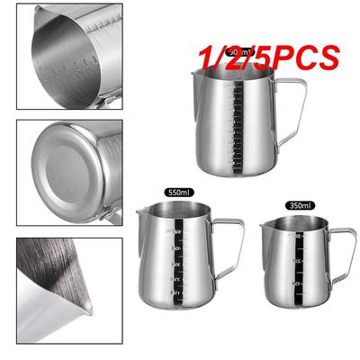 1/2/5PCS Candle Making Pouring Pot 32oz Double Boiler Wax Melting Pot 304 Stainless Steel Pitcher with Heat-Resistant Handle