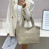 2026 New Arrival Genuine Leather Women's Large Capacity Tote Bag - High-Quality Single-Shoulder Purse Ladies' Underarm Hobo Bag