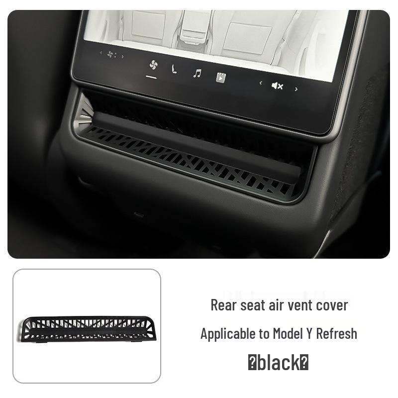 

Carbon Fiber Rear Seat Vent Protector for Tesla Model Y/3
