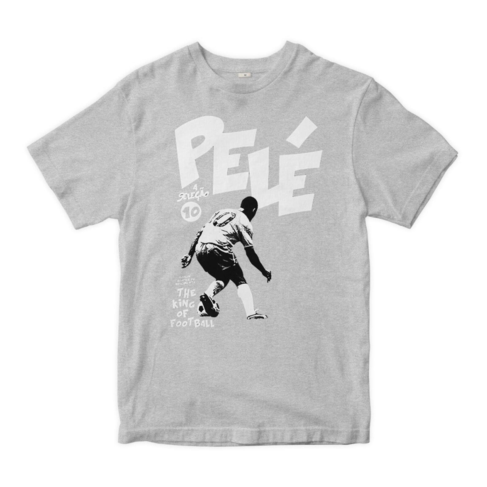 Pele The King of Football T-Shirt, Edson Arantes do Nascimento Shirt (PEL-44400) 2XL