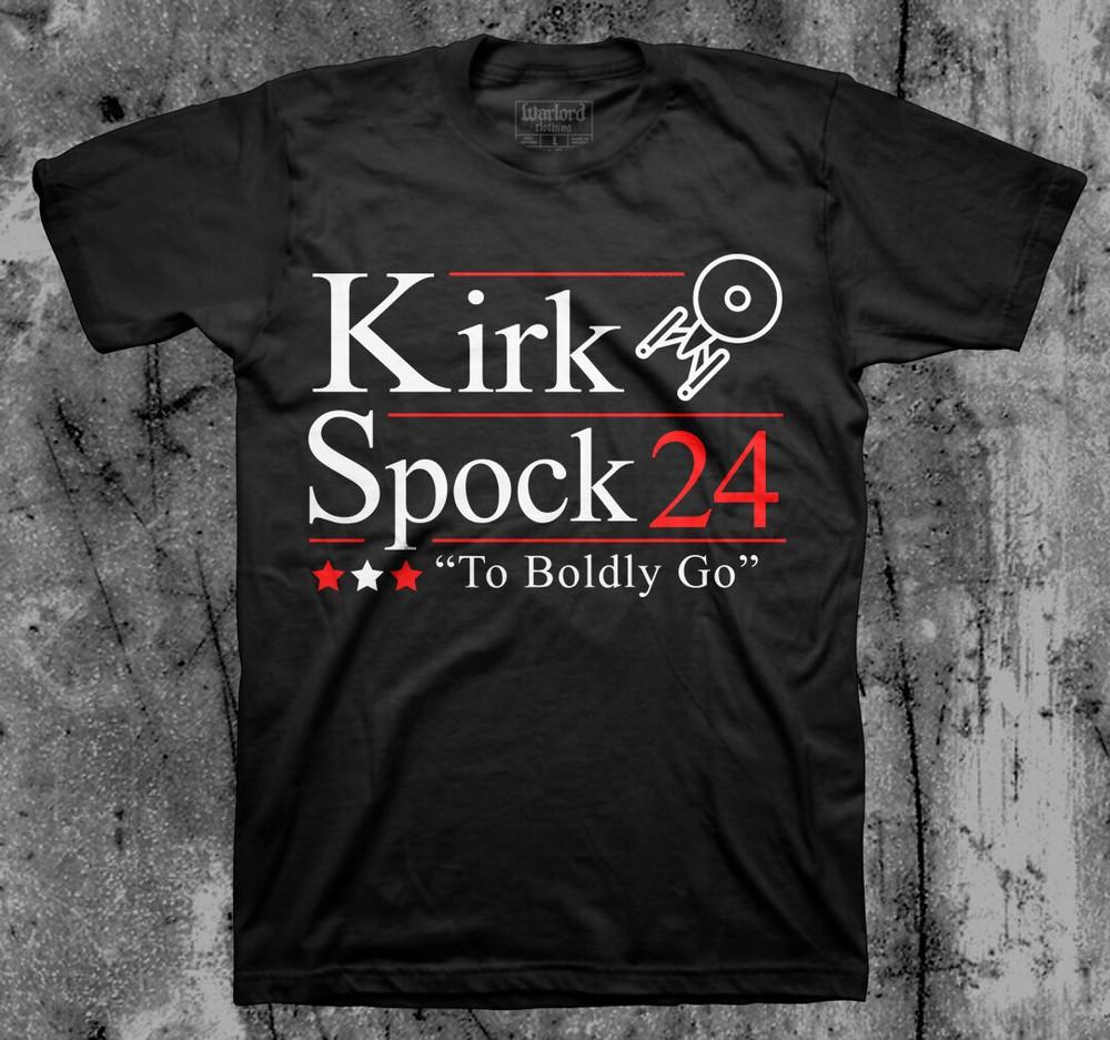 2024 Campaign  Kirk/Spock  T Shirt Unisex T-Shirt L