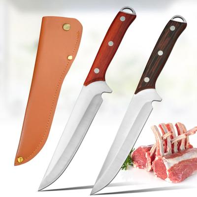 Kitchen Butcher Boning Knife Cleaver Meat Chopping Cooking Knives Hand Forge Blade Chef Knife Slicing Utility Tool Wood Handle