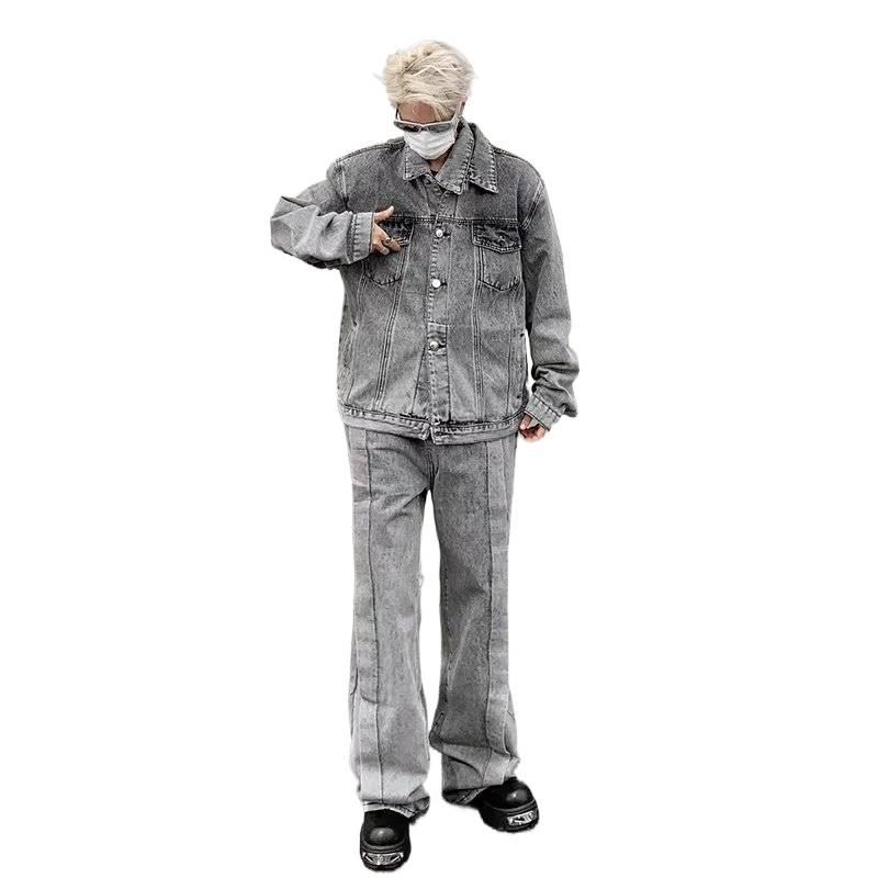 Niche Stitch Washed Distressed Denim Jacket for Men - Spring/Autumn Bestseller