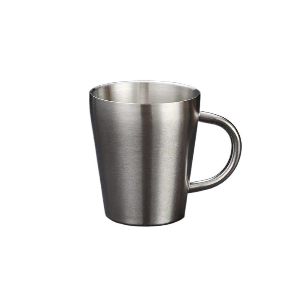Doppelwandige Edelstahl-Trinktasse Tragbare Thermoskanne Edelstahl-Kaffeebecher für Zuhause