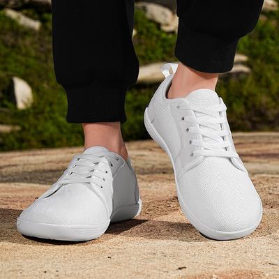 Large Size Men's Shoes Comfortable Fly-woven Casual Shoes Lightweight Breathable Non-slip Indoor Fitness Shoes Barefoot Running Shoes