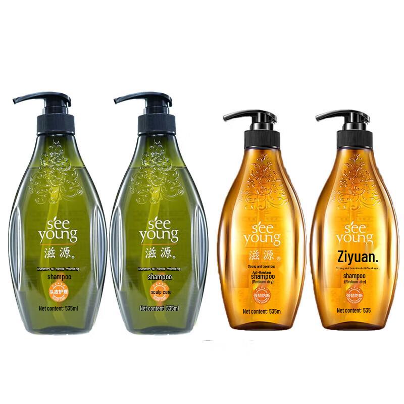 Seeyoung Soapnut Oil Control & Ginger Hair Strengthening Shampoo Set