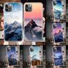 Berg Gipfel Wald Weiche Handyhülle Für IPhone 11 17 Air 16E 16 Pro Max 15 + 14 Plus 13 Mini 12 Apple 7 SE 8 Fundas Coque 11 17