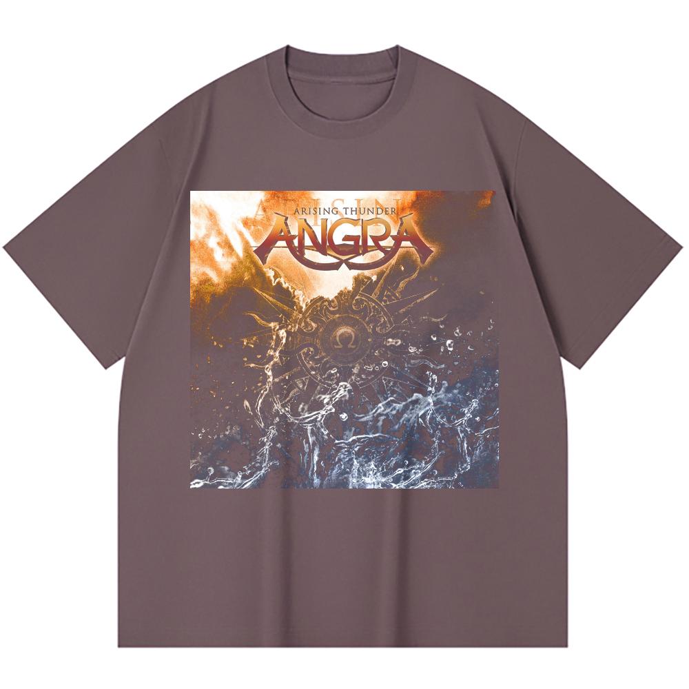 230 Gsm 100% Cotton Heavy Metal T-Shirt Rock Band Popular Music Print Unisex Heavy Cotton T Shirt