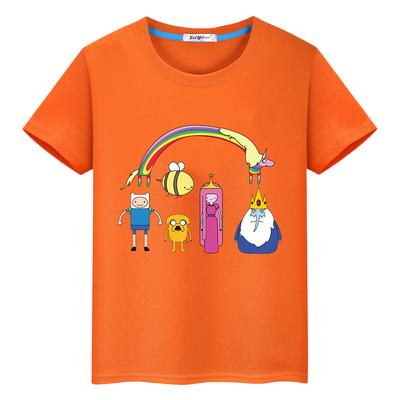 Adventure time tişört çocuklar için erkek 10 yaş %100Pamuk Anime Kısa Üstler gurur tişörtü y2k küçük kız giysileri çocuk giysileri kızlar