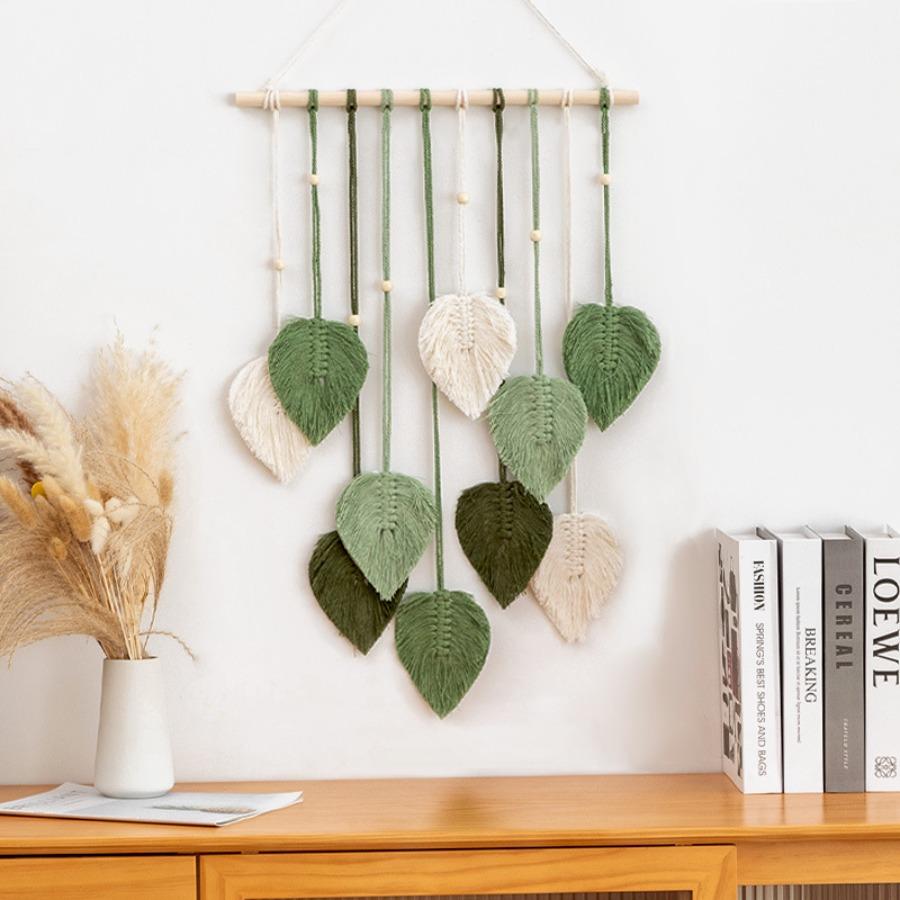 European-style hand-woven cotton rope tapestry tassels for home wall hanging decorative soft furnishing collection
