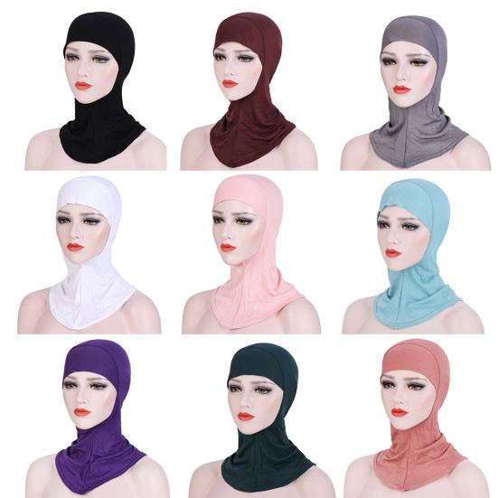 Damen Mercerisierter Muslimischer Turbanhut Innen Hijab Kappe Islamische Haube Abdeckung Schal