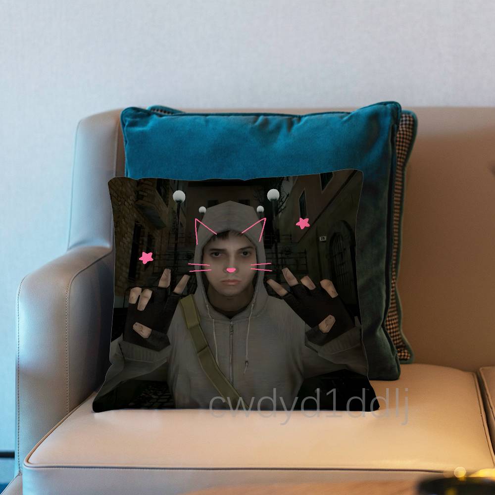 CCry Of Fear Simon Pillow Case Cover Square Sofa With For Pattern Comfortable Cushion Suitable Of Room