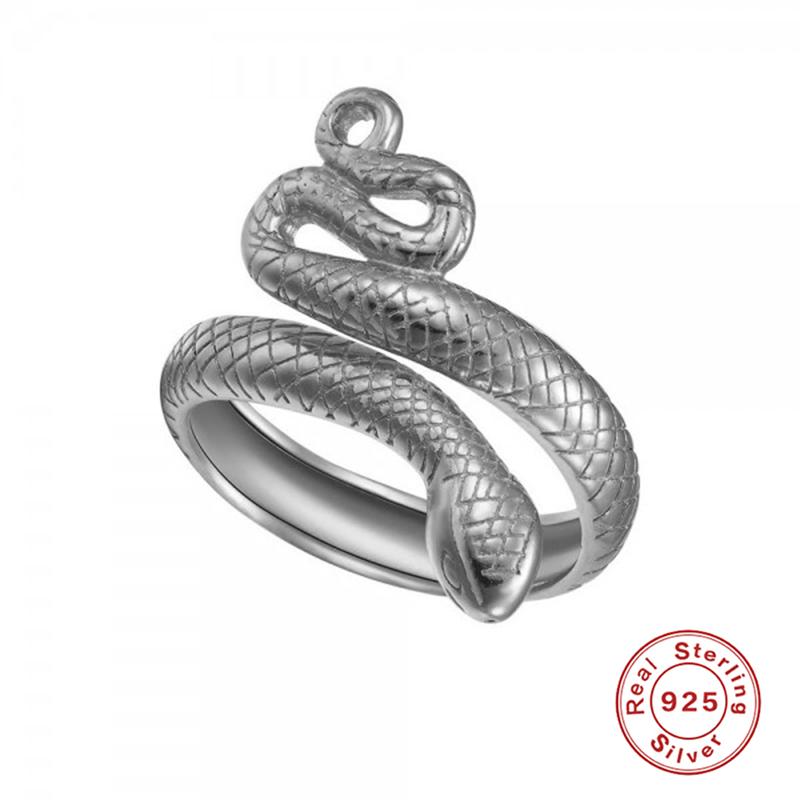 Canner Copper Lovely Snake Shape Open Adjustable Finger Rings For Women Simple Ring Trendy Jewelry Accessory Femme