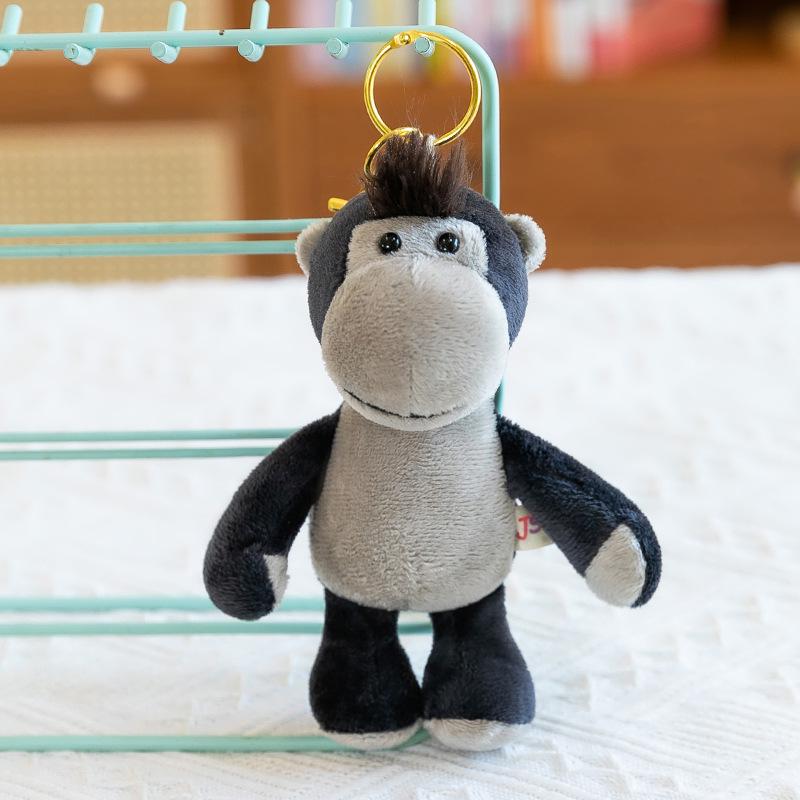 Jungle Animal Plush Toys: Elephant, Monkey, Tiger, Lion, Giraffe