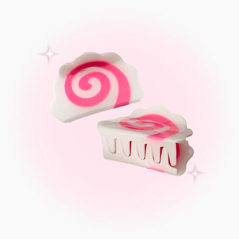 

Синий город Нарутомаки Розовый рыбный пирог удон, пол упаковки, заколка для волос