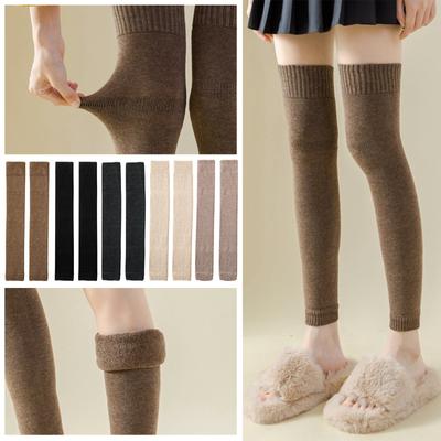 Winter Women's Thick Leg Warm Velvet Knee Socks