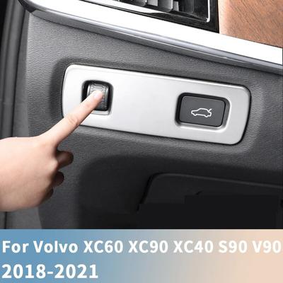 For Volvo XC60 XC90 XC40 S90 V90 2018 - Stainless Steel Car Headlight Switch Sequin Headlight Adjust Cover Trim Sticker