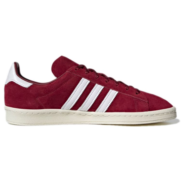 adidas Campus 80s Collegiate Burgundy Unisex Sneakers Red Cloud-White Off-White GX9404