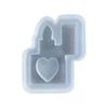 Resin Silicone Molds Quicksand Casting Molds Epoxy Resin Shaker Mold for Jewelry DIY Crafts Making Resin Pendant Mold