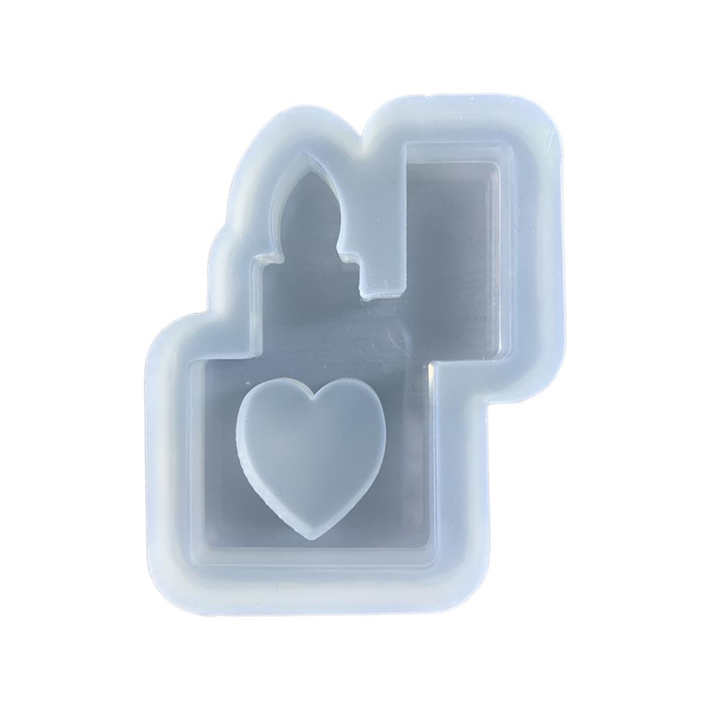 Resin Silicone Molds Quicksand Casting Molds Epoxy Resin Shaker Mold for Jewelry DIY Crafts Making Resin Pendant Mold