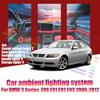 For BMW 3 Ser E90 E91 E92 E93 2006-2012 Car LED Ambient Lamps Colorful Atmosphere Lights AutoInterior Neon Strip 64 RGB Lighting Neon Lights 4