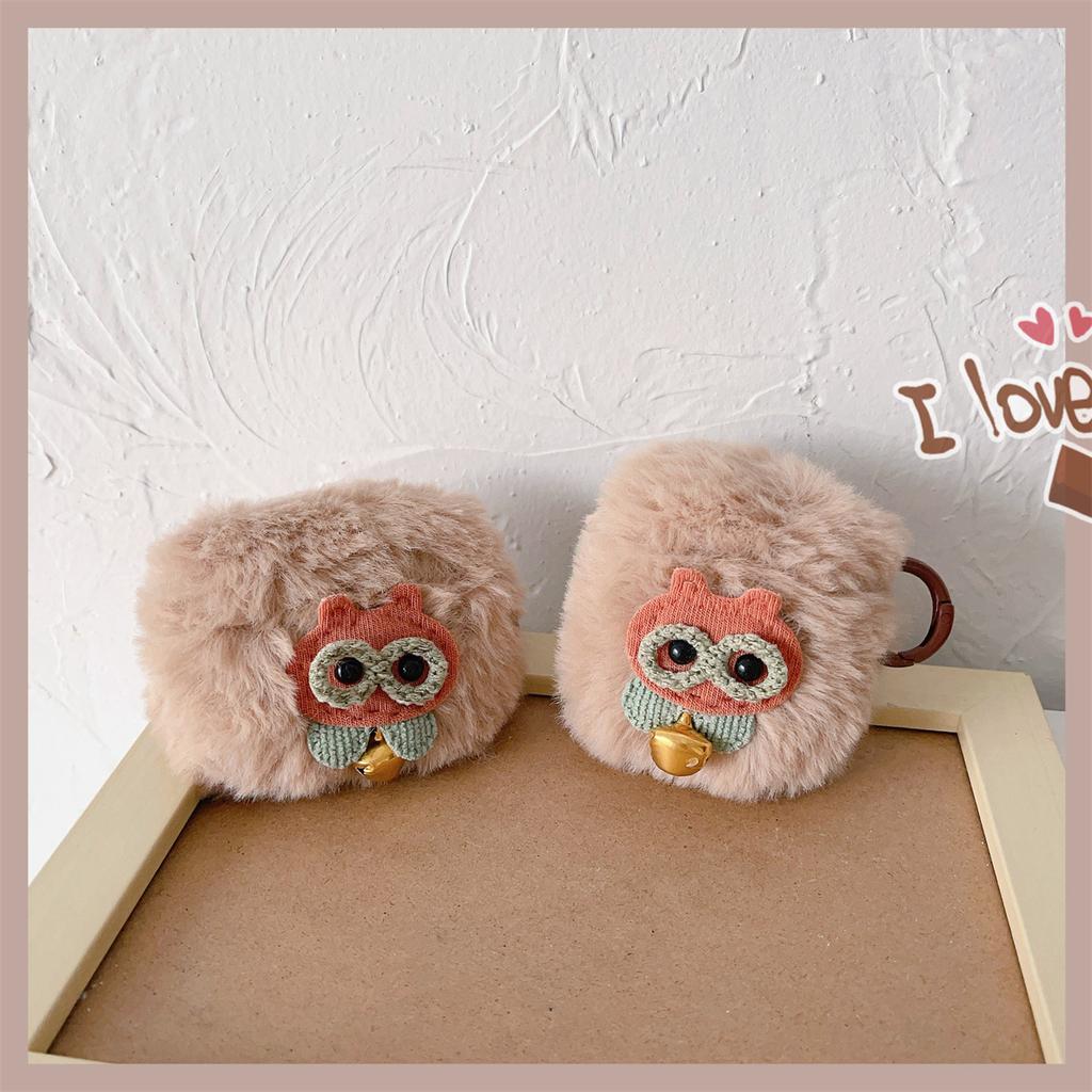 1011 plush owl AirPods pro1 earphone cover for Apple 1/1/1 generation Bluetooth protective case Moe