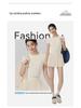 Women's High-Waisted Sports Skirt with Tennis Pocket, Accordion Pleats, Built-In Safety Shorts, and Anti-Exposure Design