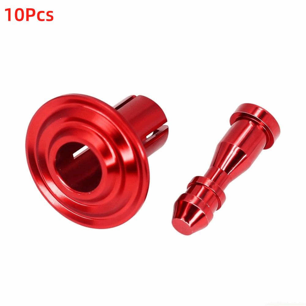 10Pcs 6mm Screw Nuts Multicolored Replacement Parts Expansion Buckle Aluminum Alloy Decorative Buckle