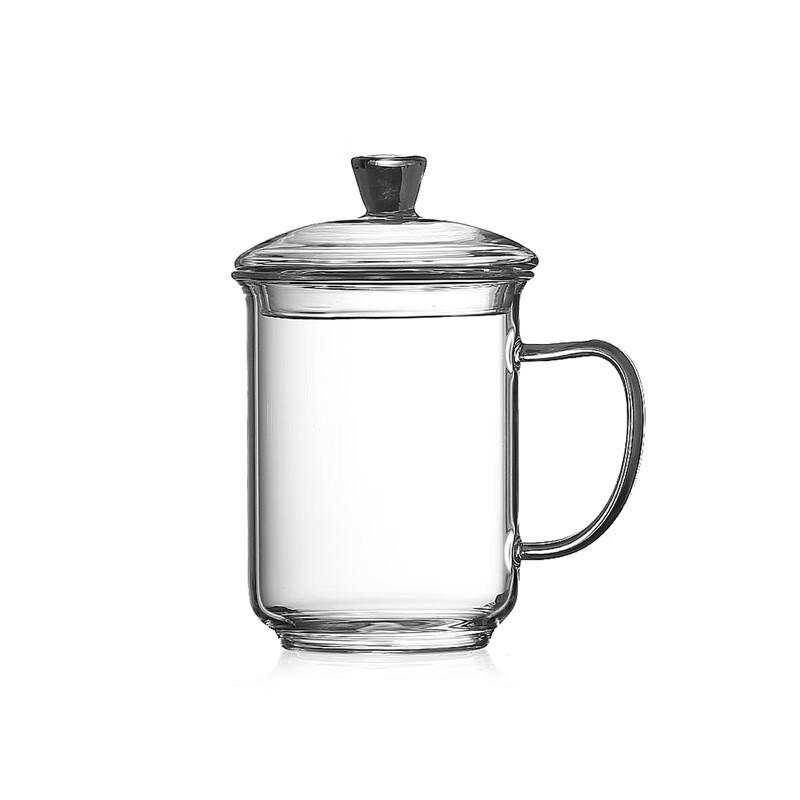 Zhenqi 400ml Hitzebeständige Büro-Glas-Teetasse
