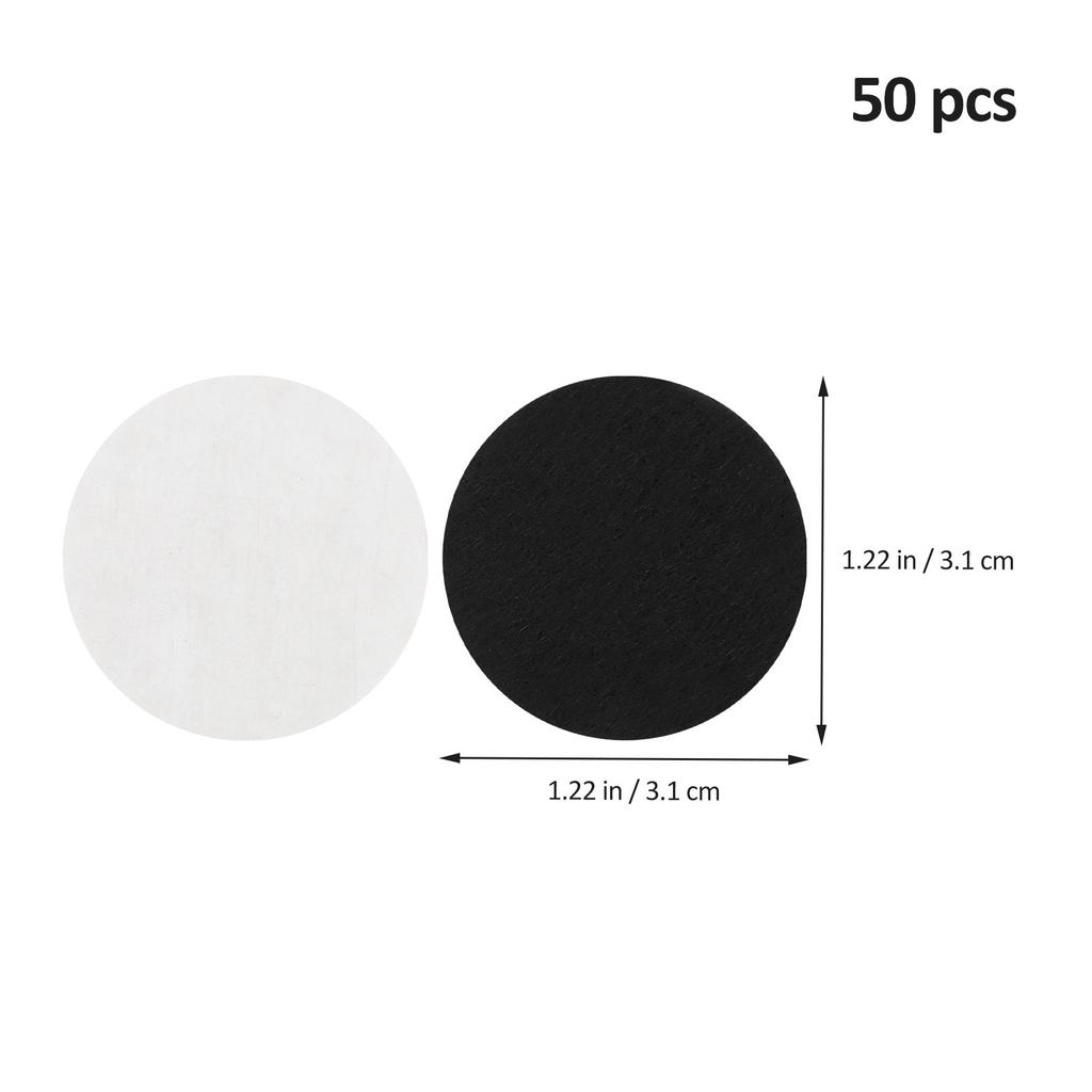 50Pcs Furniture Pads Non Slip Felt Chair Leg Protectors Hardwood Floor Protectors Adhesive Felt Floor Pads for Chairs