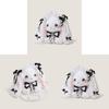 Macaron Lolita Plush Rabbit Crossbody Bag With Pearl Bow For Casual Travel