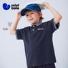 Minibala Boys' Academy Style Soft Breathable Short Sleeve Polo T-shirt